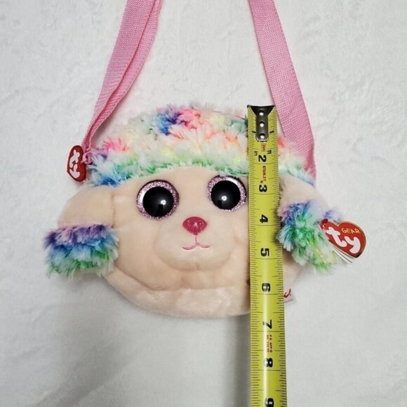 Kids Rainbow TY Stuffy Shoulder Bag - Picture 6 of 6